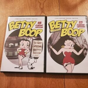 Lot of 2 BETTY BOOP Classic Cartoon DVD’s 30+ Classic Cartoons